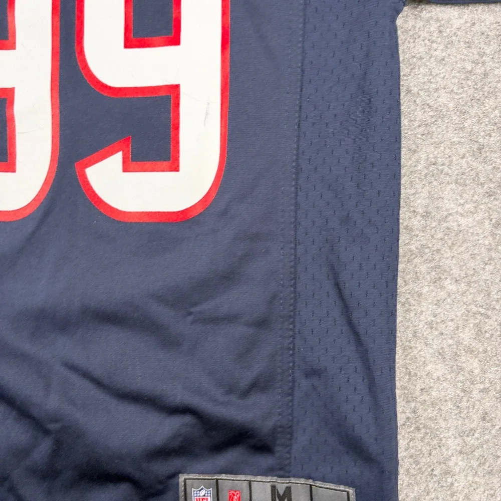 Nike NFL Jersey Youth Medium Blue Houston Texans JJ Watt 99 On Field Football